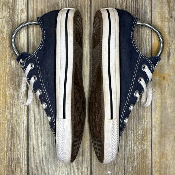 Converse All Star Navy Canvas Low Top Lace-Up Sneaker Womens Sz 6 - Picture 5 of 9